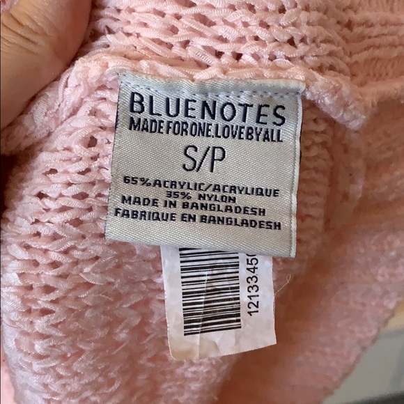 Bluenotes Pink Knit Sweater - Picture 4 of 5